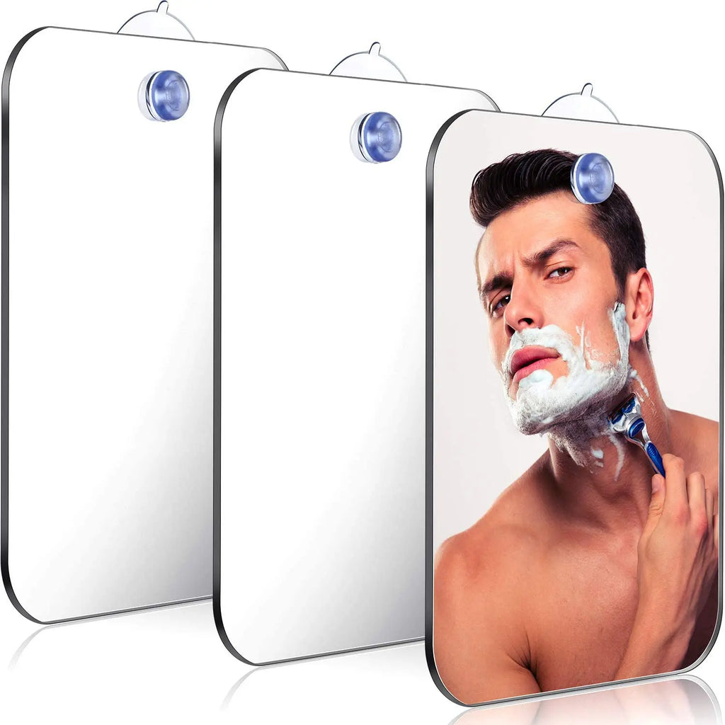 Miroir Anti-Buée Douche – Acrylique | Rasage & Maquillage Salle de Bain & Voyage