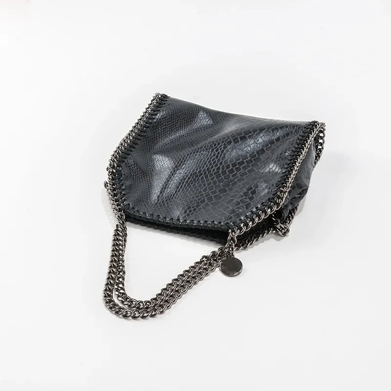 Damen-Handtasche, gesteppt, Kette – Umhängetasche Designer Luxus Chic