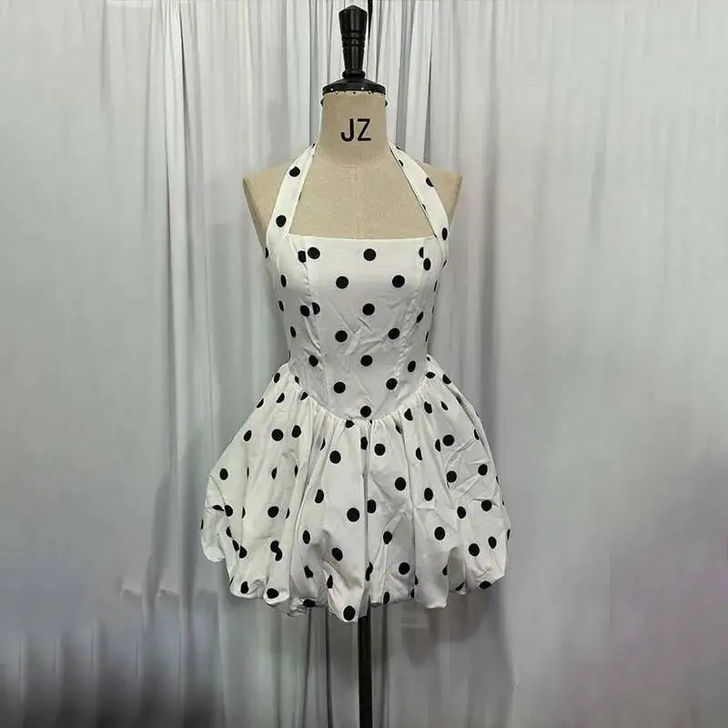 Damen A-Linie Mini-Neckholder-Kleid mit Wickeltaille – Sexy Ausgestellt | Party Club Frühling Sommer