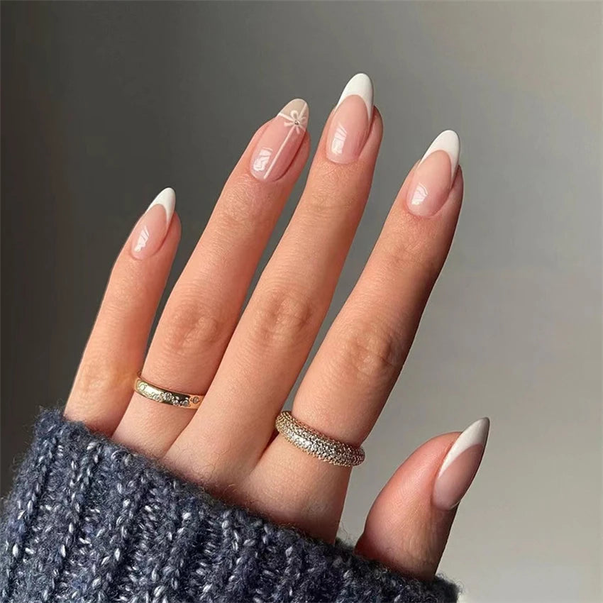 24 Faux Ongles Ballerina & Coffin Amovibles – Manucure Prête à Porter, Forme Amande & Coffin | Décoration Ongles Femme & Fille