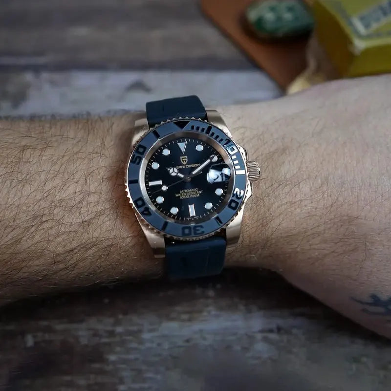 Mechanische Luxusuhr für Herren Pagani Design 40mm – Saphirglas Wasserdicht Automatik