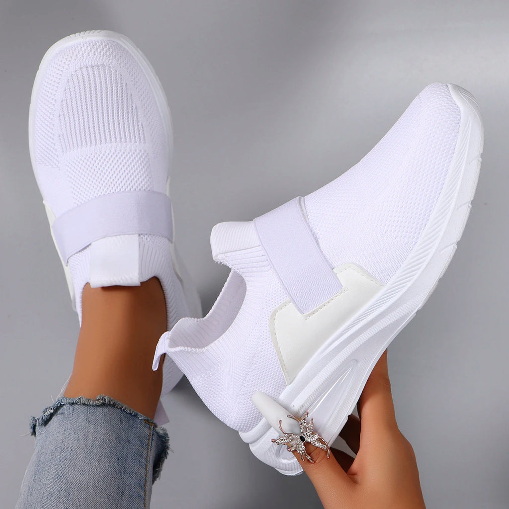 Chaussures Sport Flat Légères Non-Slip Femme – Respirantes Résistantes Casual Printemps