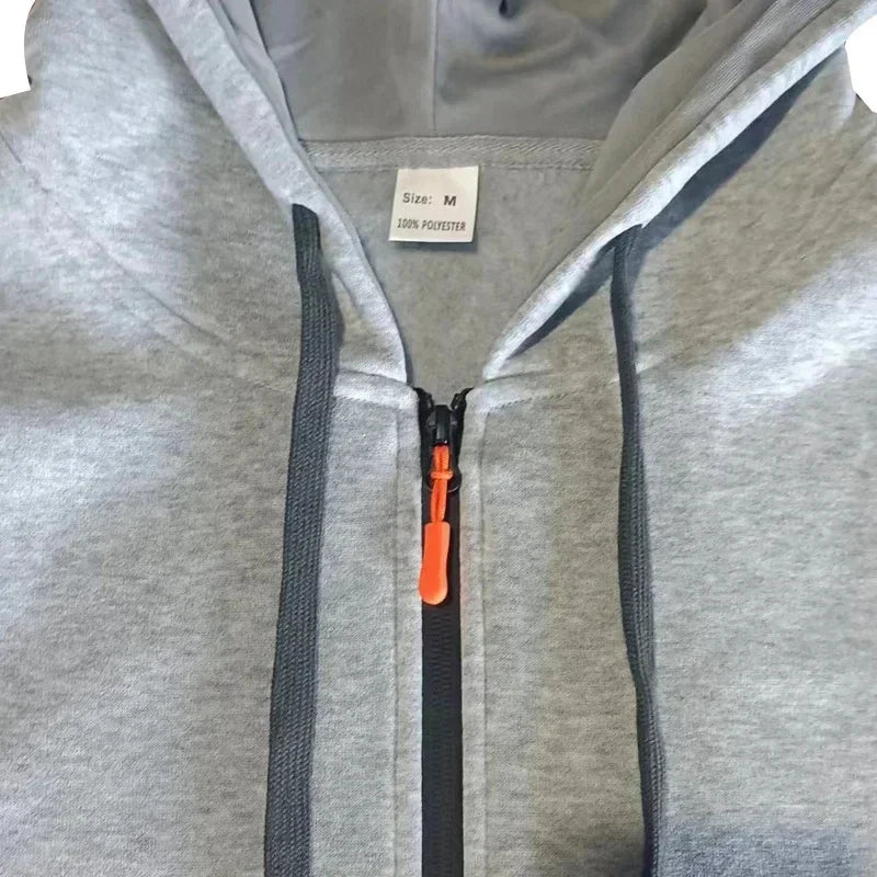 Ensemble Sport Homme 2 Pièces Hoodie Multi-Poches Zippé + Pantalon Automne Hiver Casual Pullover Sportswear Chaud Tendance Premium – Ensemble Sport Premium Multi-Poches 2 Pièces | Mode Homme Sportswear Premium Automne Hiver