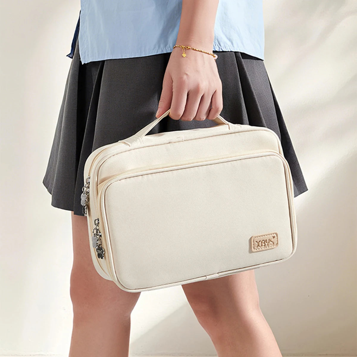Sac Rangement Bracelets Montres Femme – Organisateur Maquillage Voyage Grande Capacité | Trousse Toilette Portable