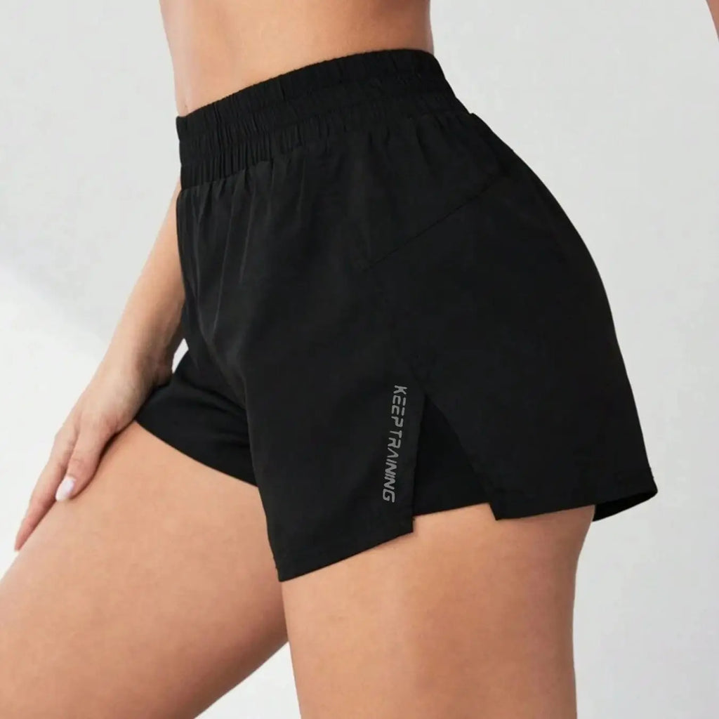 Short Yoga 2 en 1 Anti-Exposition Femme - Running, Fitness, Tennis & Casual