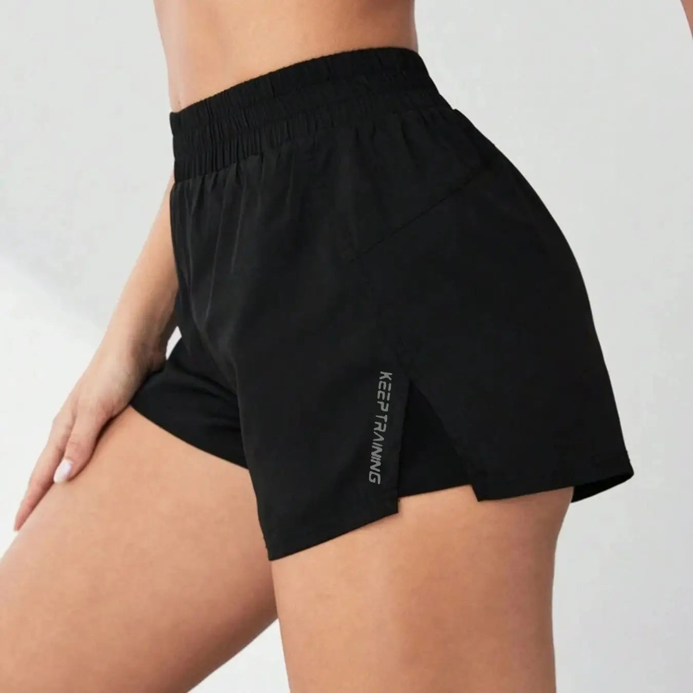 Short Yoga 2 en 1 Anti-Exposition Femme - Running, Fitness, Tennis & Casual