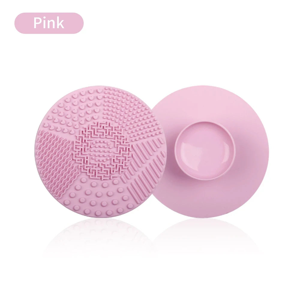 Tapis Nettoyant Pinceaux Maquillage Silicone – Outil Nettoyage Professionnel Fard & Fond de Teint | Mat Cosmétique