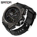 Montre Homme SANDA 6024 Militaire Sport Luxe Quartz 5ATM Étanche – Robuste & Fashion