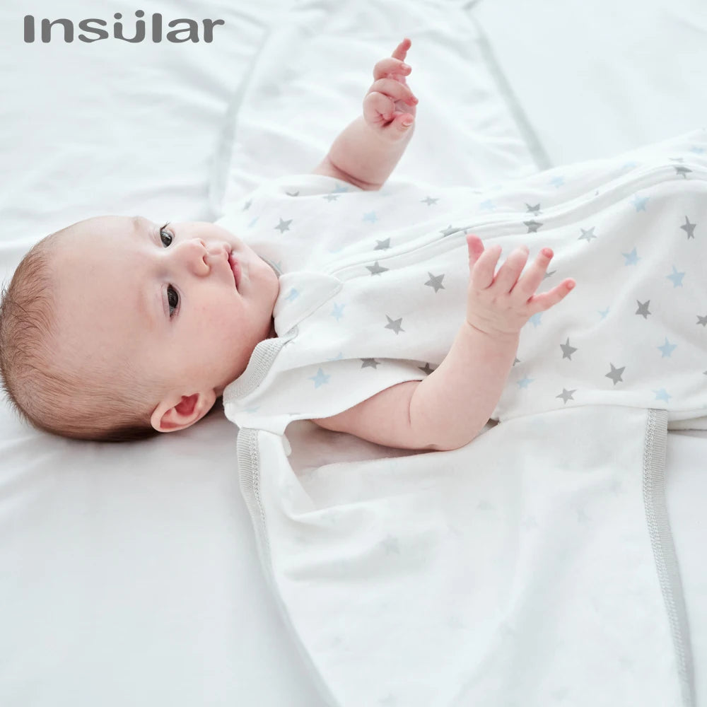 Babyschlafsack Wickeltuch Anti-Schreck – Leichte Ganzjahres-Swaddle-Decke Neugeborene