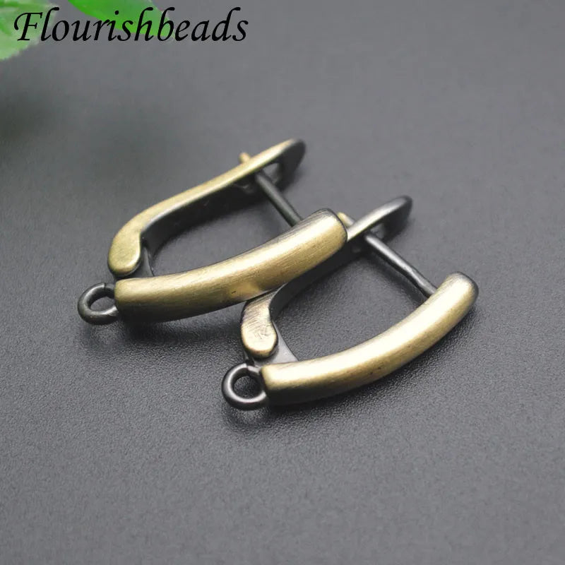 Ohrhaken Ohrringe 18k Gold Anlaufgeschützt Packung 30 Stk. – Glattes Premium-Finish | DIY Schmuck Zubehör für Hochzeit, Weihnachten & Bastelarbeiten