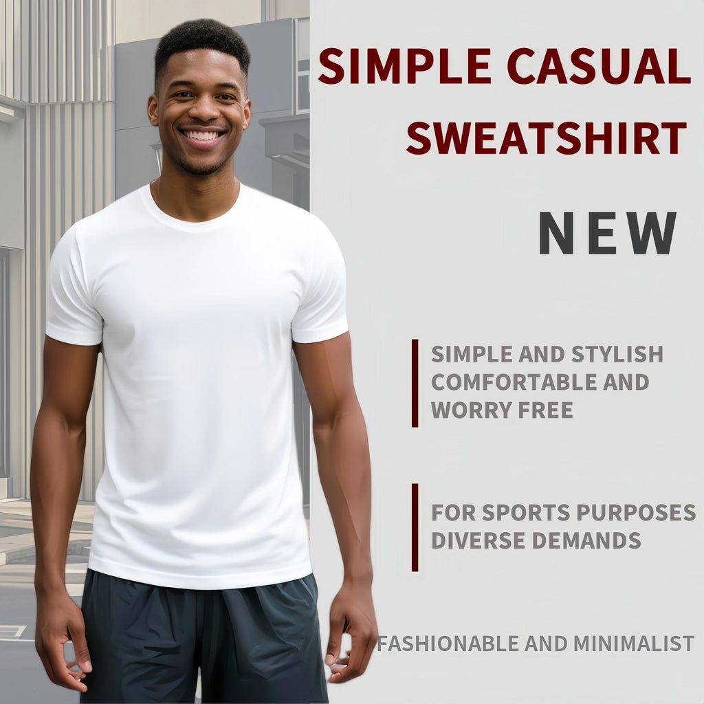 Lot 5 Sport T-Shirts Herren Schnelltrocknend Kurzarm Gym Laufen Outdoor Leicht Streetwear Fitness – 5er Pack | Premium Sport Herrenmode