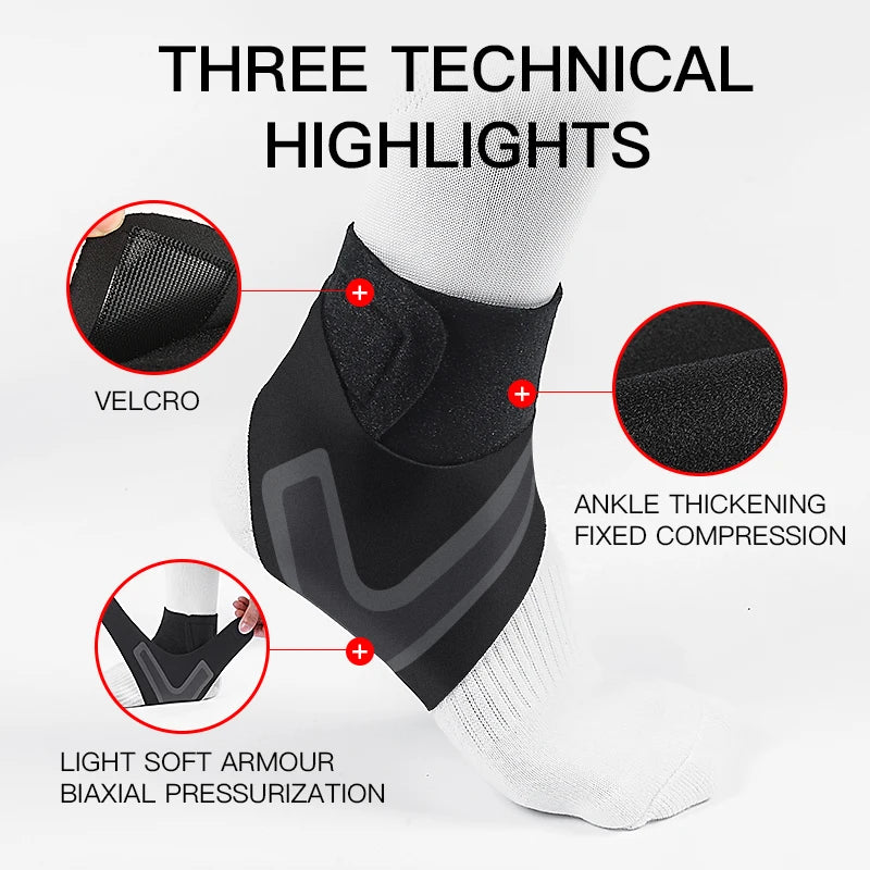 Chevillieres de Sport Réglables – Lot de 2 | Maintien & Protection Cheville | Élastique Respirant Anti-Entorse | Fitness & Running