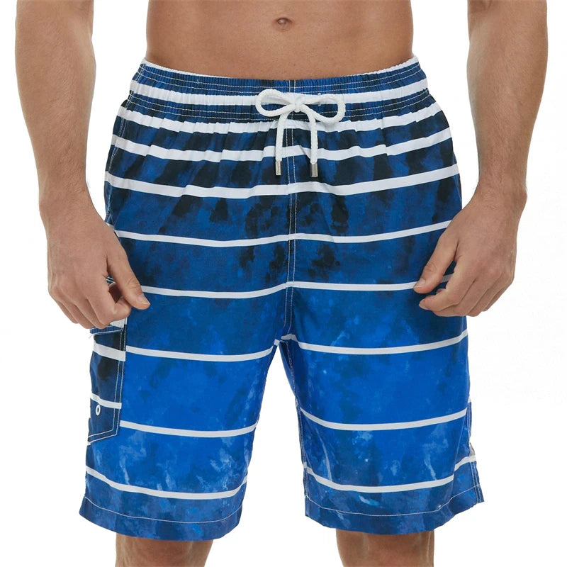 3D-Badehose bedruckt für Herren und Damen – Strandhose Volleyball Sport Gym Sommer