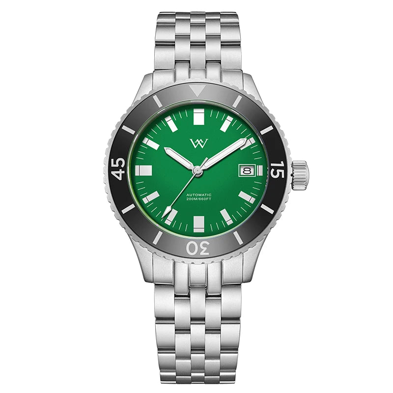 Montre Homme Welly Merck WM203 Automatique NH35 – Saphir Céramique 200M Luxe Premium