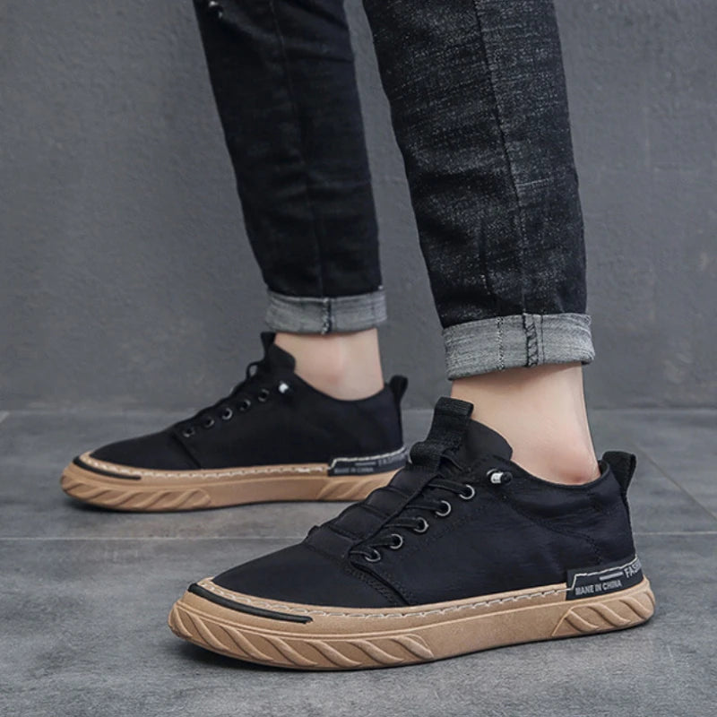 Chaussures Canvas Old Beijing Ice Silk Homme 2024 – Respirantes Casual Tendance Board Shoes