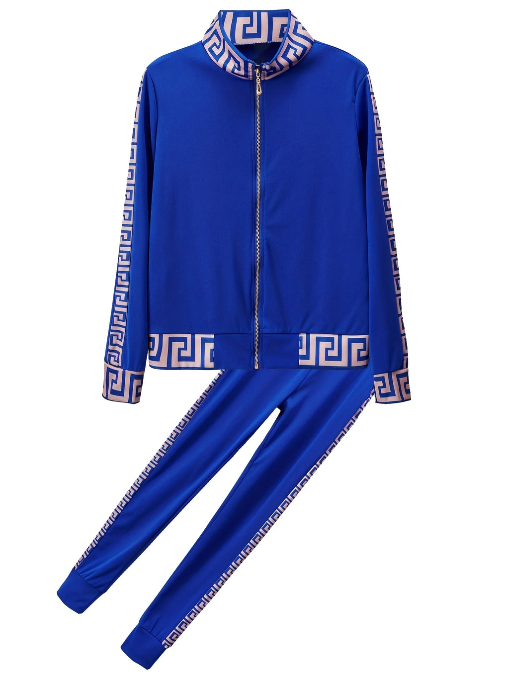 Ensemble 2 Pièces Femme Imprimé Coutures – Style Américain Casual Décontracté | Tendance 2025