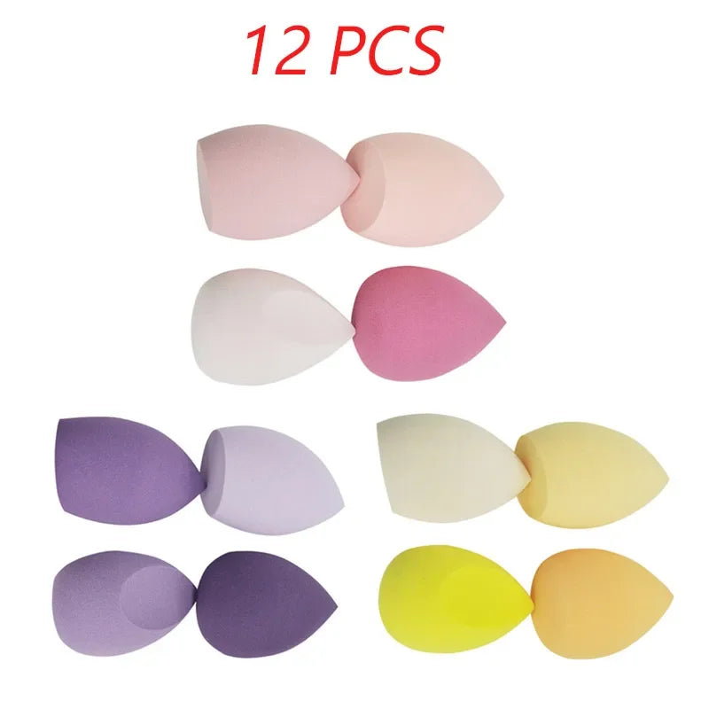Lot 4 Éponges Maquillage Blender Puff – Fond de Teint, Poudre & Correcteur | Application Douce & Uniforme | Accessoire Beauté