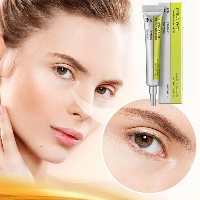 Crème Contour des Yeux Coréenne Rétinol – Anti-Rides, Cernes, Poches & Hydratation Intense