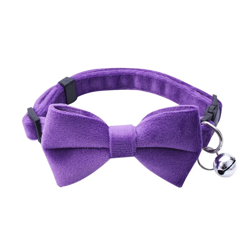 Collier Chat Nœud Papillon Sécurité – Clochette Anti-Étranglement Puppy Chaton Adorable
