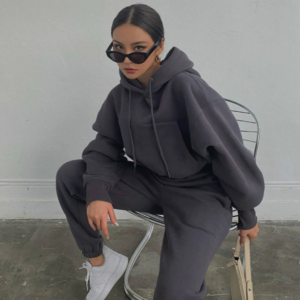 Ensemble Femme Zekye 2025 Sweat Veste Jogging – Casual Élégant Tracksuit Sportswear