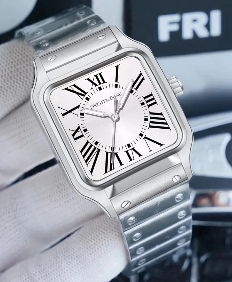 Montre Unisexe Specht & Söhne Luxe 34mm Quartz – Ultra-Fine Saphir Acier Étanche 50M