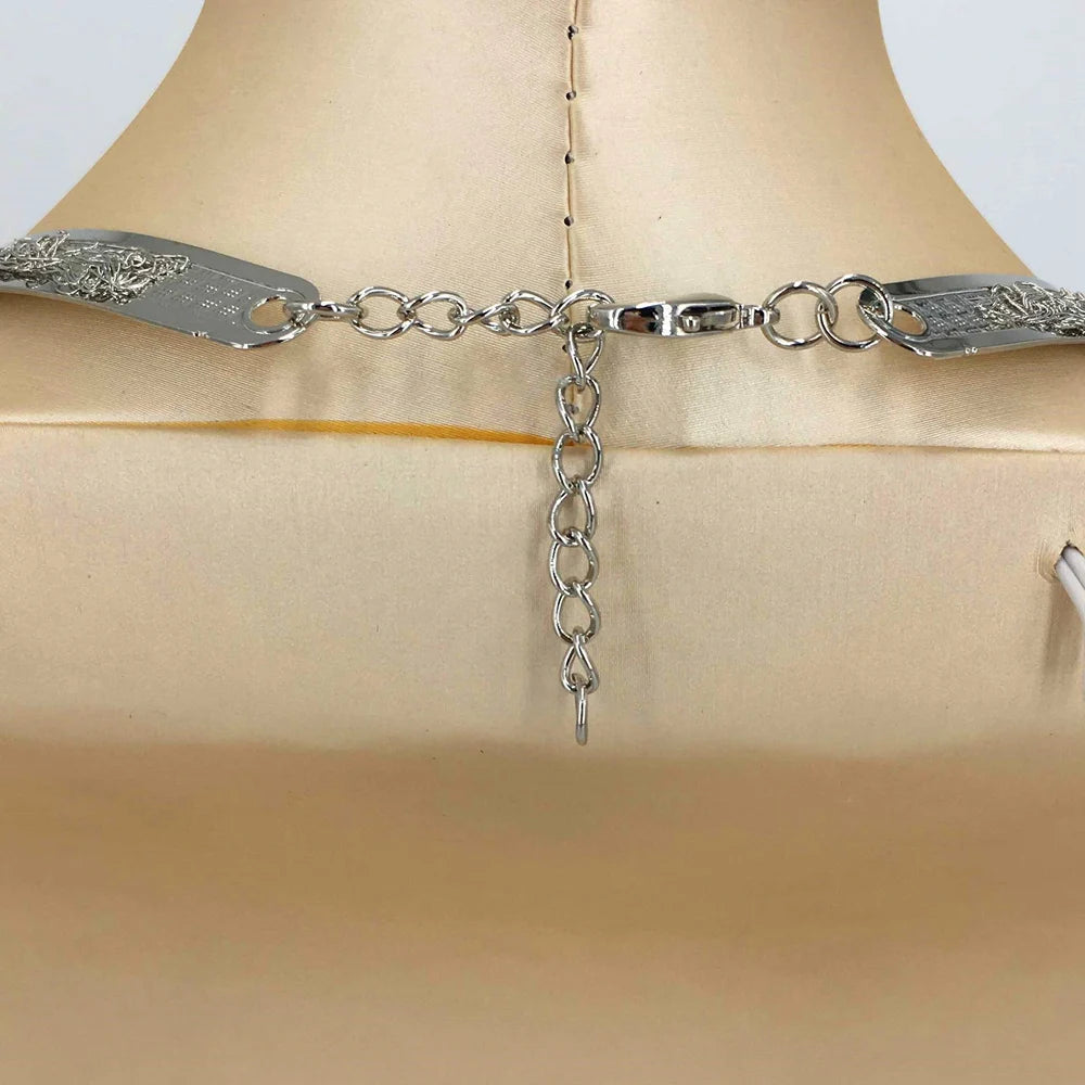 Parure Bijoux Plaqué Or Style Dubai & Africain – Collier Cuivre Ajouré Luxe | Set Bijoux Femme Cérémonie, Mariage & Soirée Premium