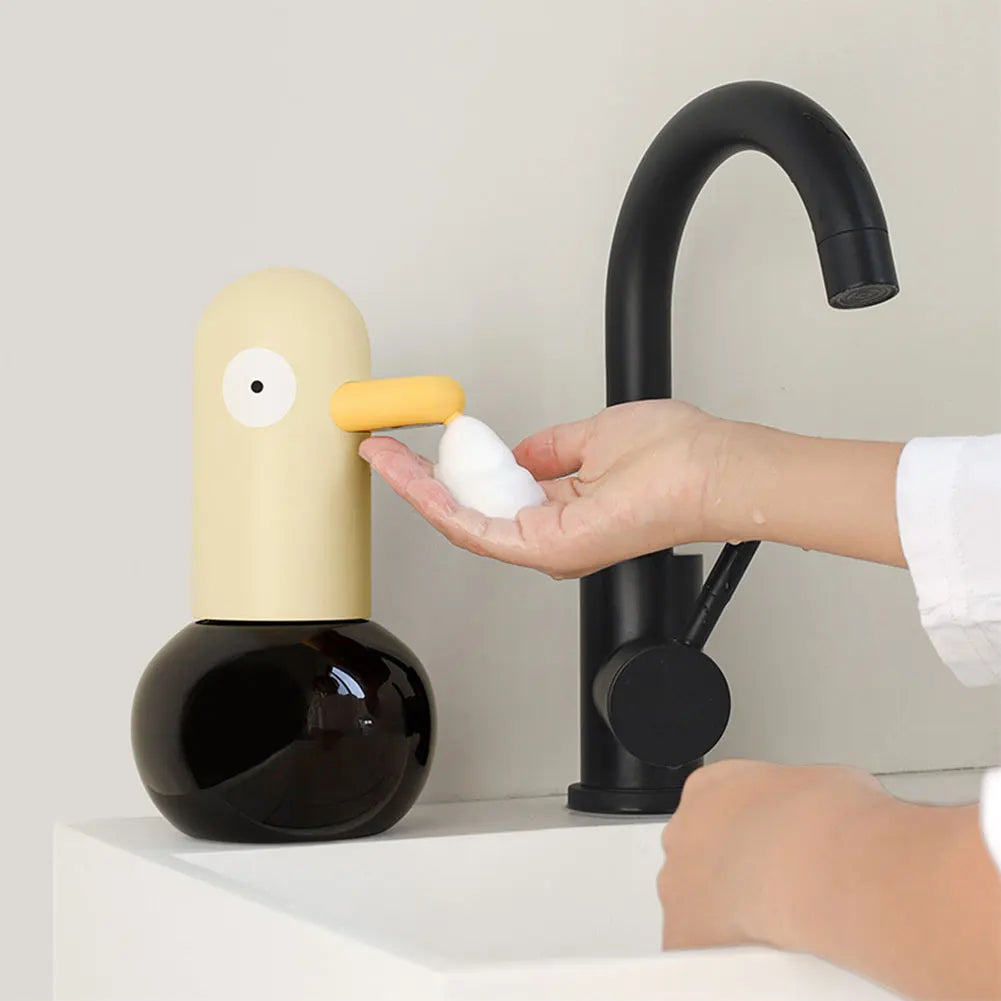Distributeur de Savon Canard Mignon Sans Contact – Électrique Rechargeable, Automatique | Cuisine & Salle de Bain