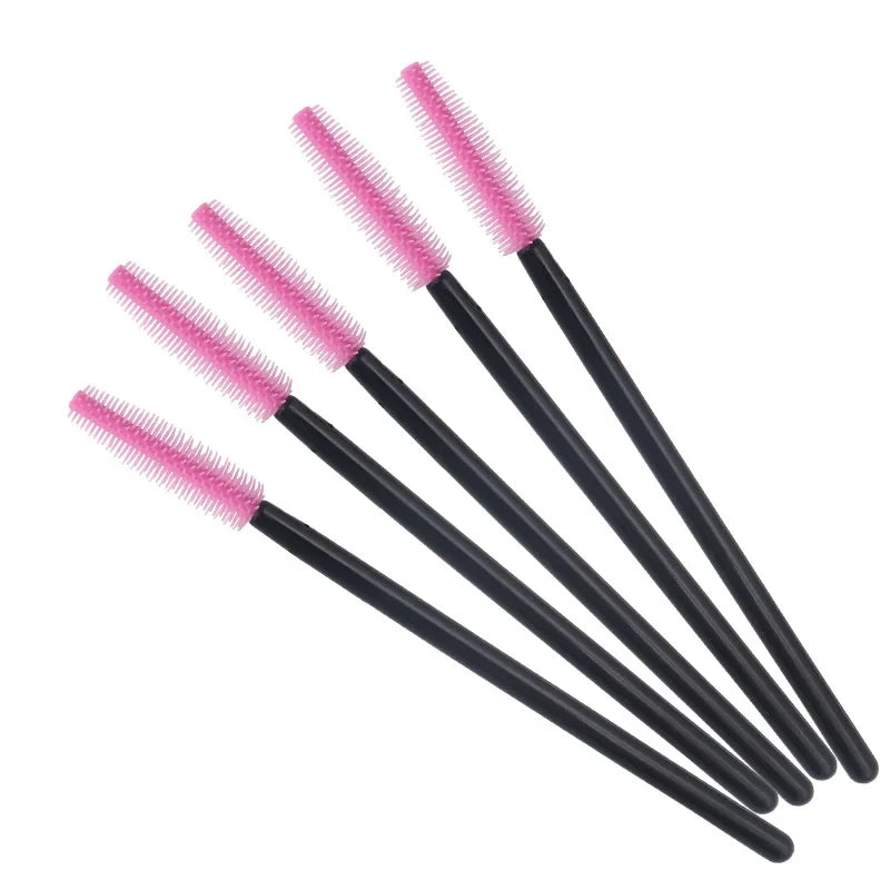 Brosses Silicone Cils Jetables – Lot 50 Pcs | Applicateur Mascara & Extension