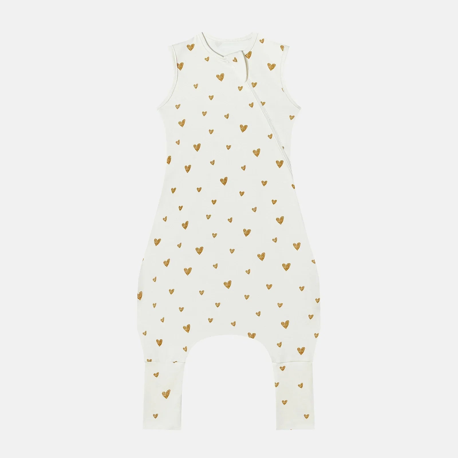 Gigoteuse Bébé Coton Premium 4 Saisons – Sac de Couchage Nourrisson Double Zip Sans Manches