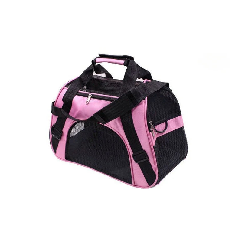 Sac Transport Chat & Chien Portable Mesh Respirant Pliable – Sac à Main Voyage Petite Race | Transport Animaux de Compagnie
