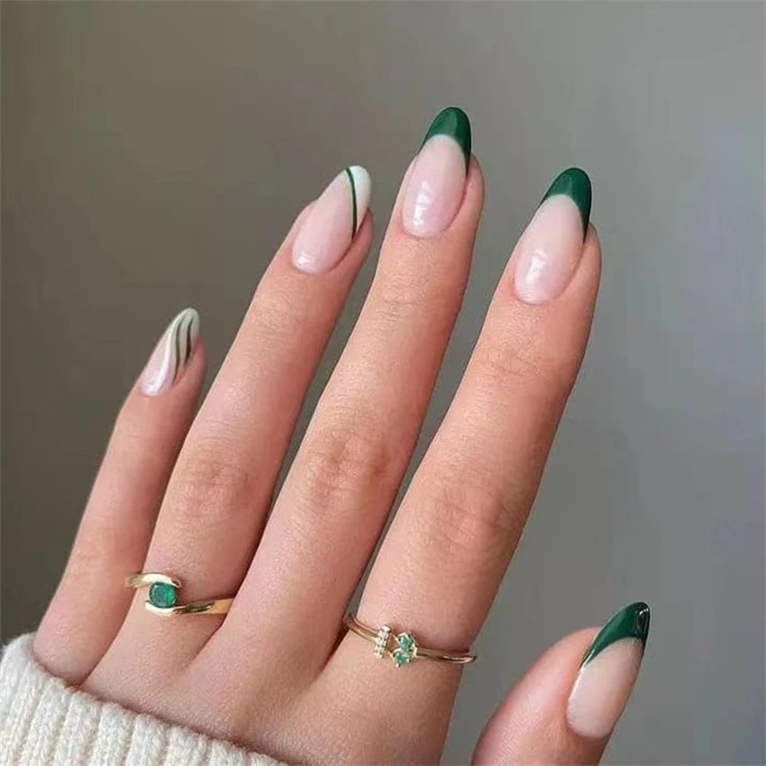 24 Faux Ongles Ballerina & Coffin Amovibles – Manucure Prête à Porter, Forme Amande & Coffin | Décoration Ongles Femme & Fille