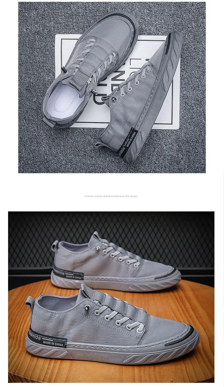 Chaussures Canvas Old Beijing Ice Silk Homme 2024 – Respirantes Casual Tendance Board Shoes