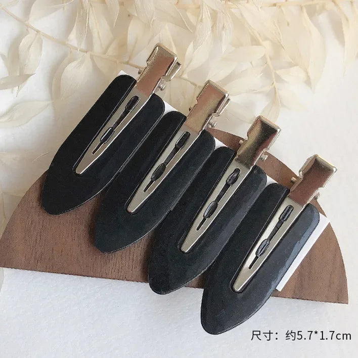 Pinces Cheveux Sans Pli Lot 4 Pcs – Barrettes No Crease Curl Clip | Coiffure Frange & Styling
