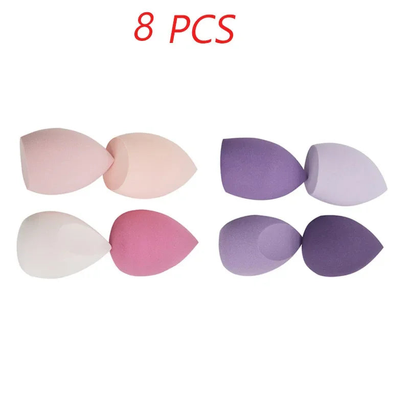Lot 4 Éponges Maquillage Blender Puff – Fond de Teint, Poudre & Correcteur | Application Douce & Uniforme | Accessoire Beauté