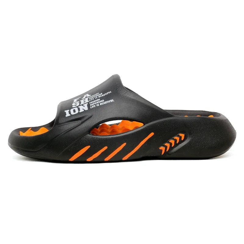 Sandales Sport Homme Comwarm Semelle Épaisse Massage – Slides Plage Casual Grande Taille