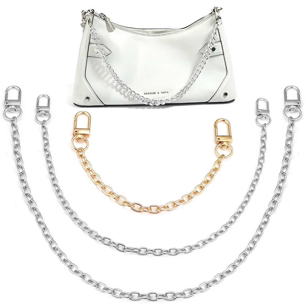 Chaîne de Remplacement Sac Femme Aluminium – Bandoulière Métal 20/40/80/120cm Crossbody