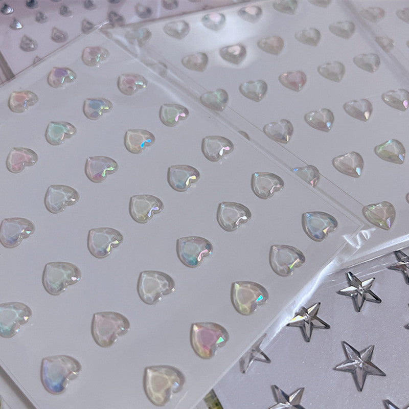 Stickers Strass Visage Jetables – Diamants Acryliques Crystal Larme & Yeux | Maquillage Scène & Festival