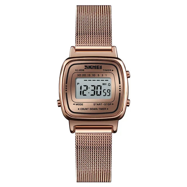 Montre Femme SKMEI 1901 Digital Chrono Calendrier Petit Cadran Étanche – Luxe Fashion Tendance