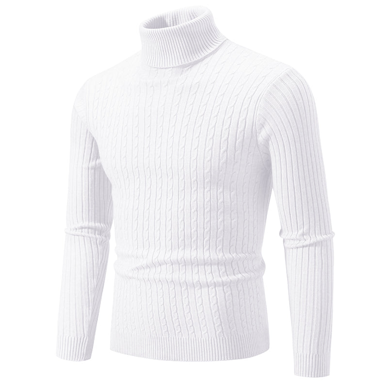 Herren Rollkragenpullover Gestrickt Wolle Warm Winter Uni Casual Outdoor Bequem Weich Elegant Zeitlos – Premium Rollkragenpullover Winter | Premium Herrenmode Winter