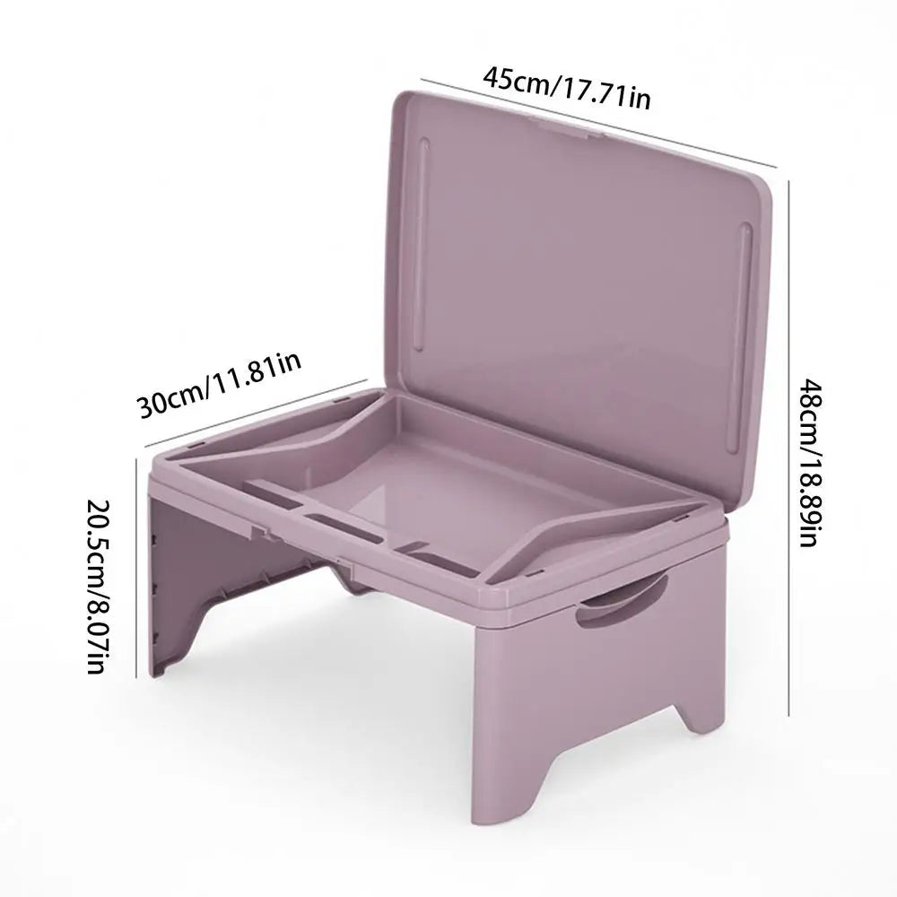 Bureau Pliable Voiture Multifonction – Plateau Laptop, Rangement Snack & Boisson, Table Lecture Enfant | Accessoire Voiture