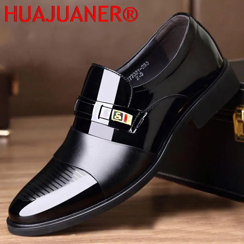 Chaussures Cuir Business Rehaussantes Homme – Formal Casual Automne Confortables