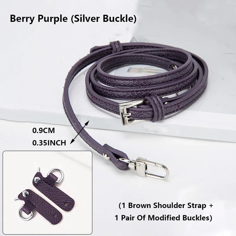 Bandoulière Remplacement Cuir Véritable – Sangle Sac Crossbody Compatible Longchamp Sans Perforation