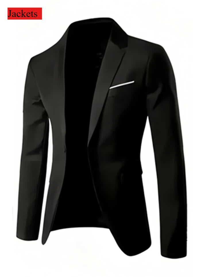 Costume Homme Slim Fit Noir – Ensemble Tuxedo Élégant Mariage & Cérémonie | Mode Homme Premium