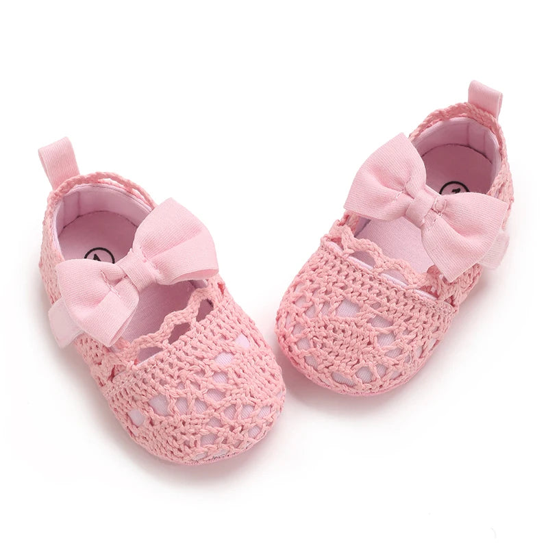 Chaussures Bébé Fille Rose Semelle Souple – Ballerines Légères Confortables Premiers Pas Casual