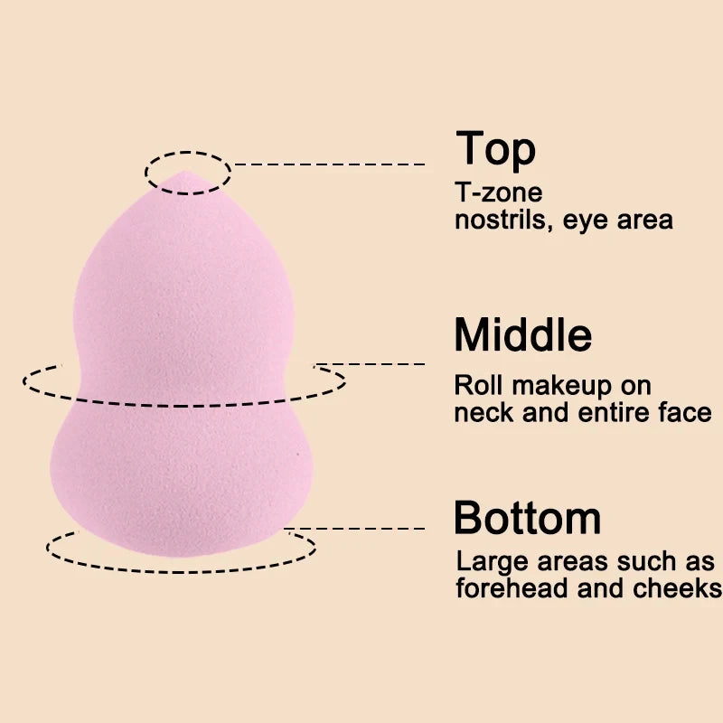 Œuf Blender Maquillage - Éponge Cosmétique Fond de Teint & Contouring