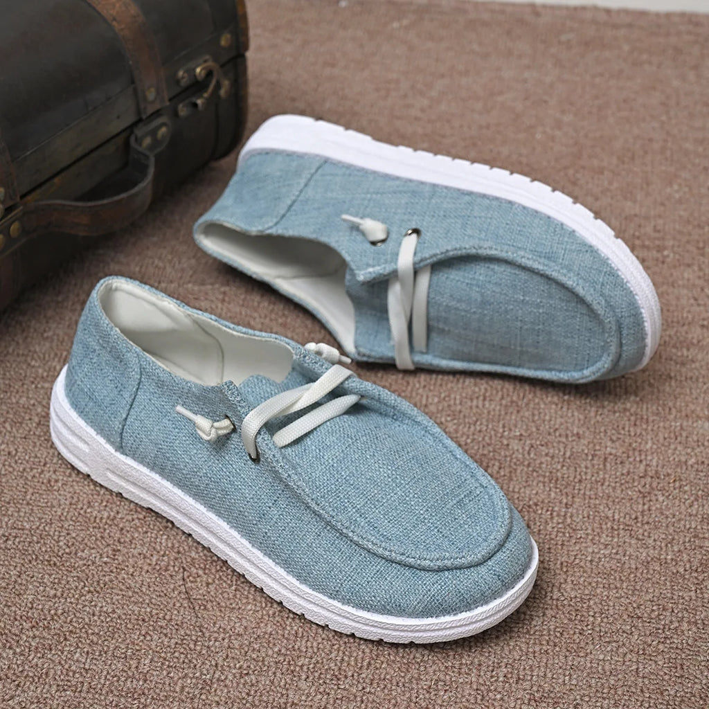 Chaussures Vulcanisées Sport Flat Femme 2025 – Casual Fashion Printemps Automne