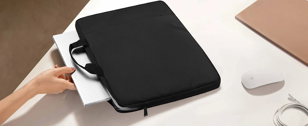 UPERFECT Housse 19.5'' – Sac Transport Moniteur Portable, Laptop & Tablette | Grande Poche Zipper & Poignée