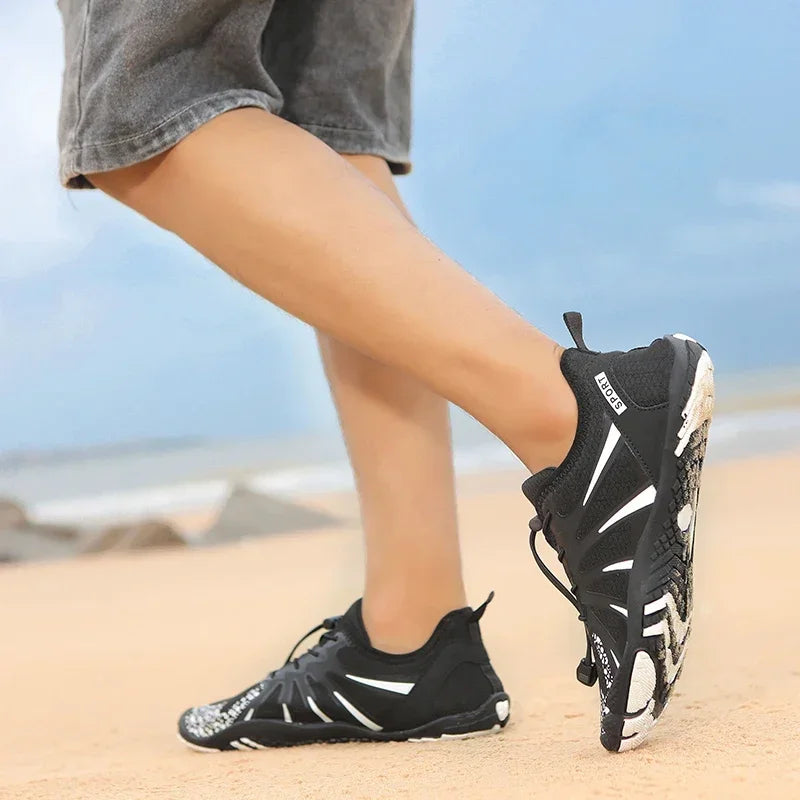 Chaussures Aquatiques 5 Doigts Unisexe – Respirantes & Antidérapantes | Plage, Natation, Fitness & Sport Été | Tailles 36-47