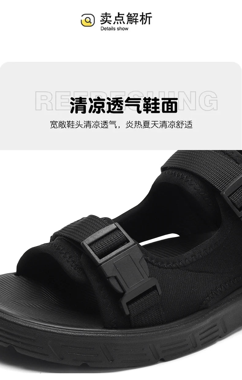 Sandales Sport Homme Non-Slip Conduite Plage Été – Résistantes Semelle Douce Tendance