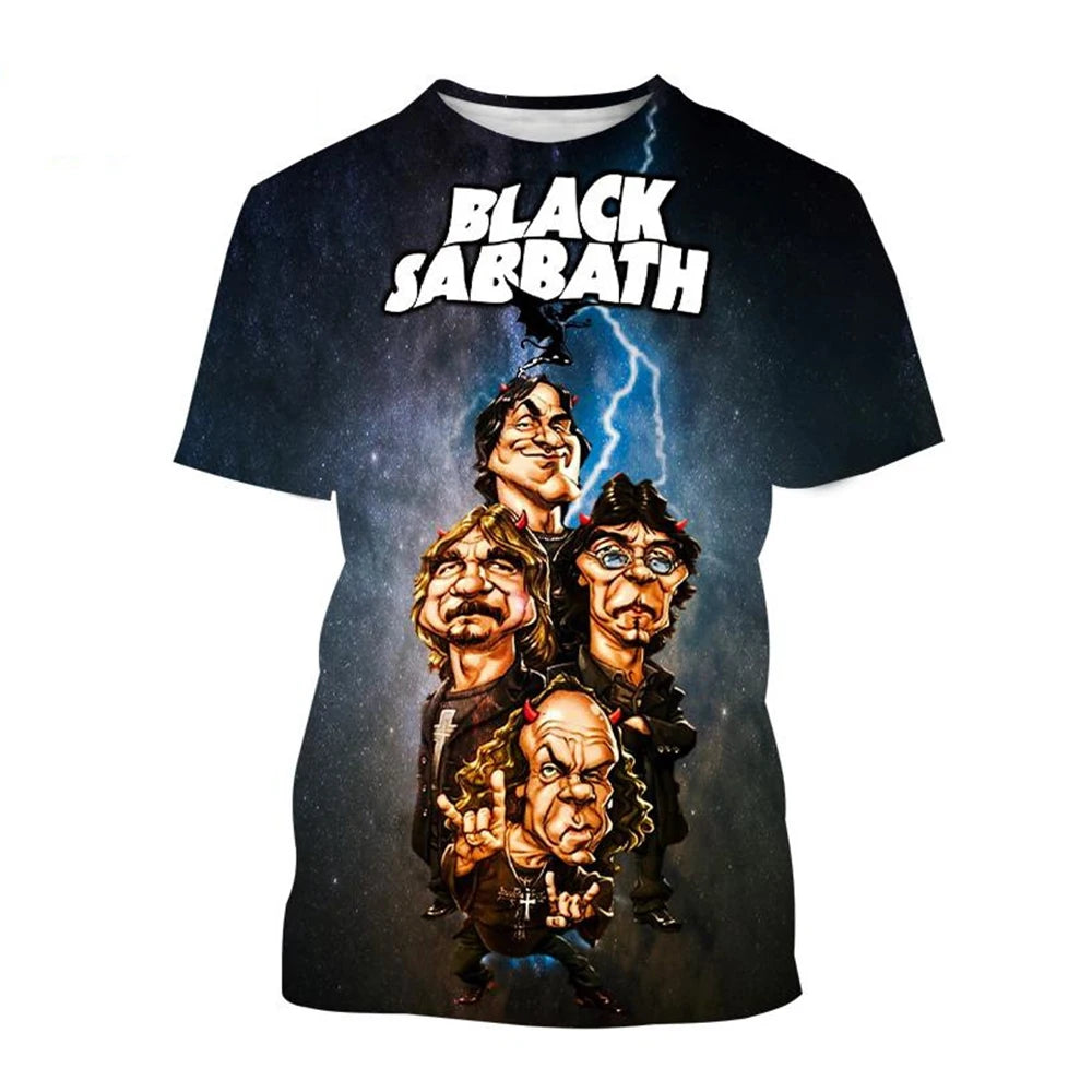 T-Shirt Unisexe Imprimé 3D Tendance Été – Col Rond Manches Courtes Casual Confortable Cool | Streetwear Homme & Femme
